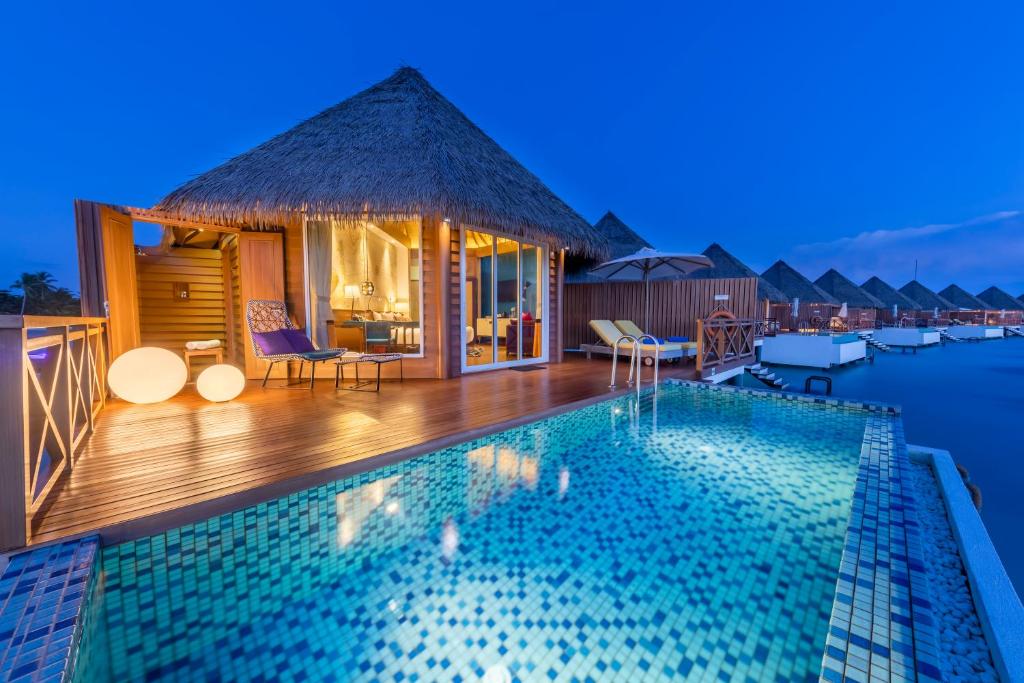 Over Water Sunset Pool Villa