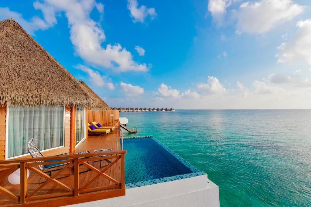Over Water Sunset Pool Villa