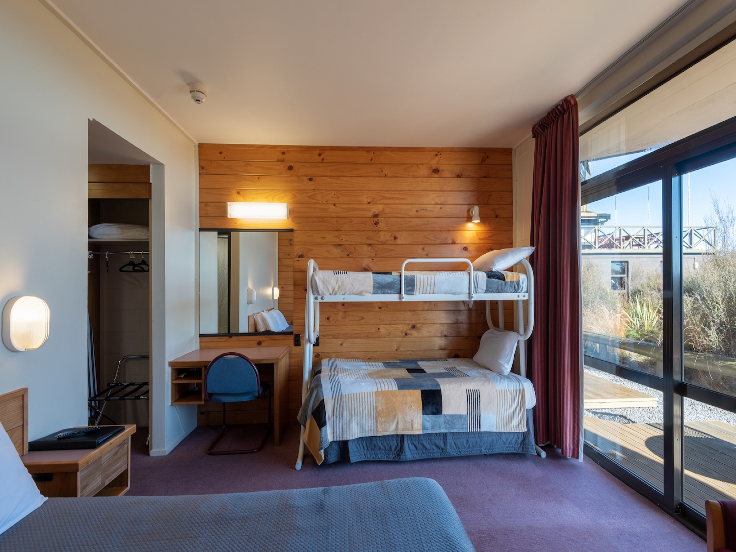 Queen Bed with Bunk